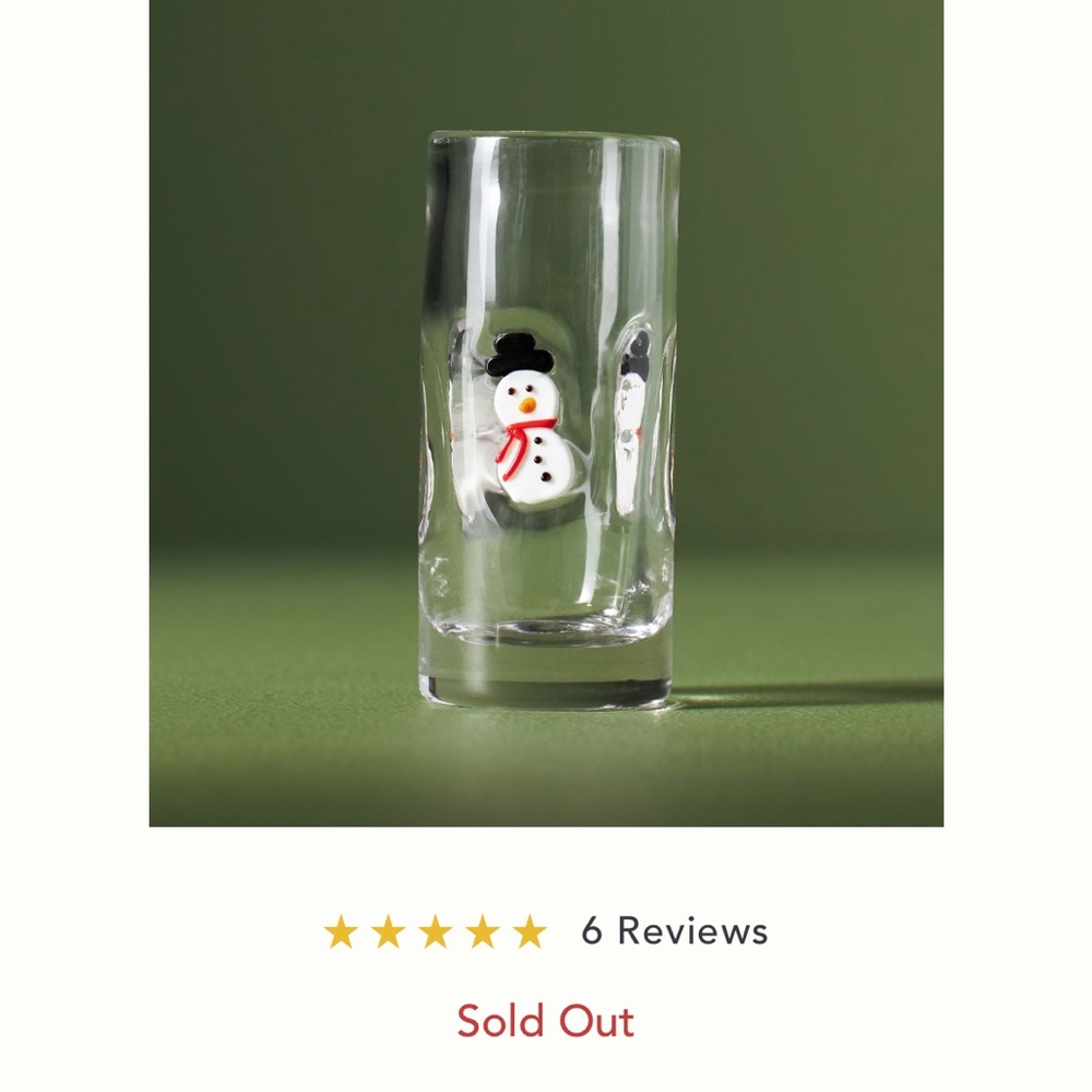 SPECIAL PRICING π Icon Shot Glass by Anthropologie - Picture 7 of 7